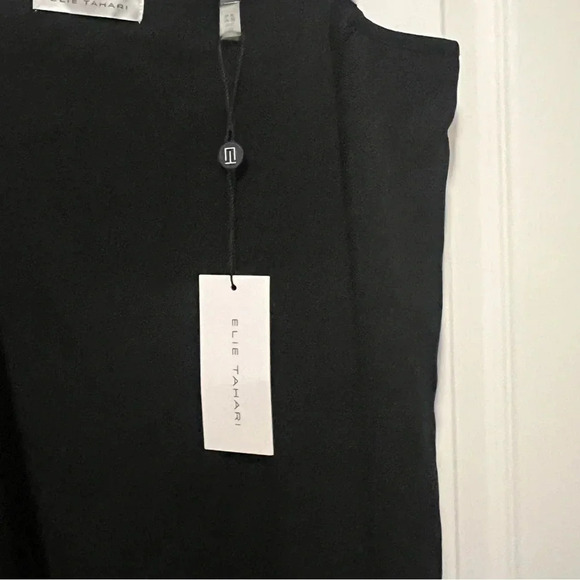 NWT Elie Tahari Cold Shoulder Sweater Black Size XL - Picture 6 of 11